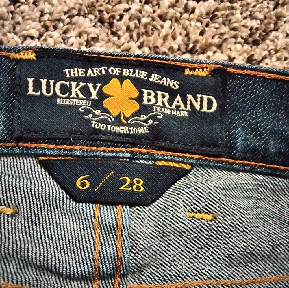 Lucky Brand Women's Charlie Skinny Blue Denim Jeans Size 6 Everyday Ankle Casual - Picture 9 of 15